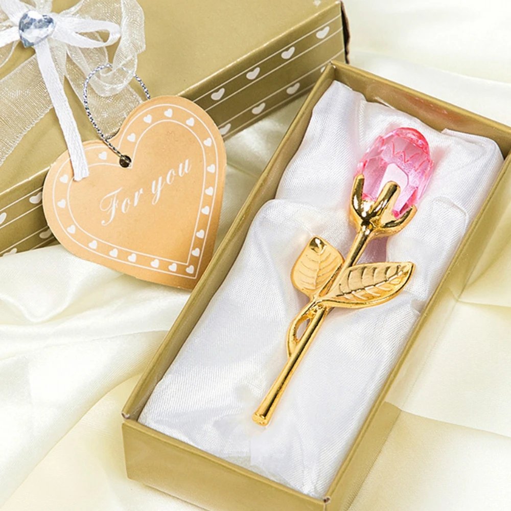 Artificial Rose Wedding Gift Decoration 1set Mothers Day Gift Girlfriend Gift Ornament Crystal Glass Rose Box Party Favor Lot Artificial Rose Wedding Gift Decoration 1set Mothers Day Gift Girlfriend Gift Ornament Crystal Glass Rose Box Party Favor Lot