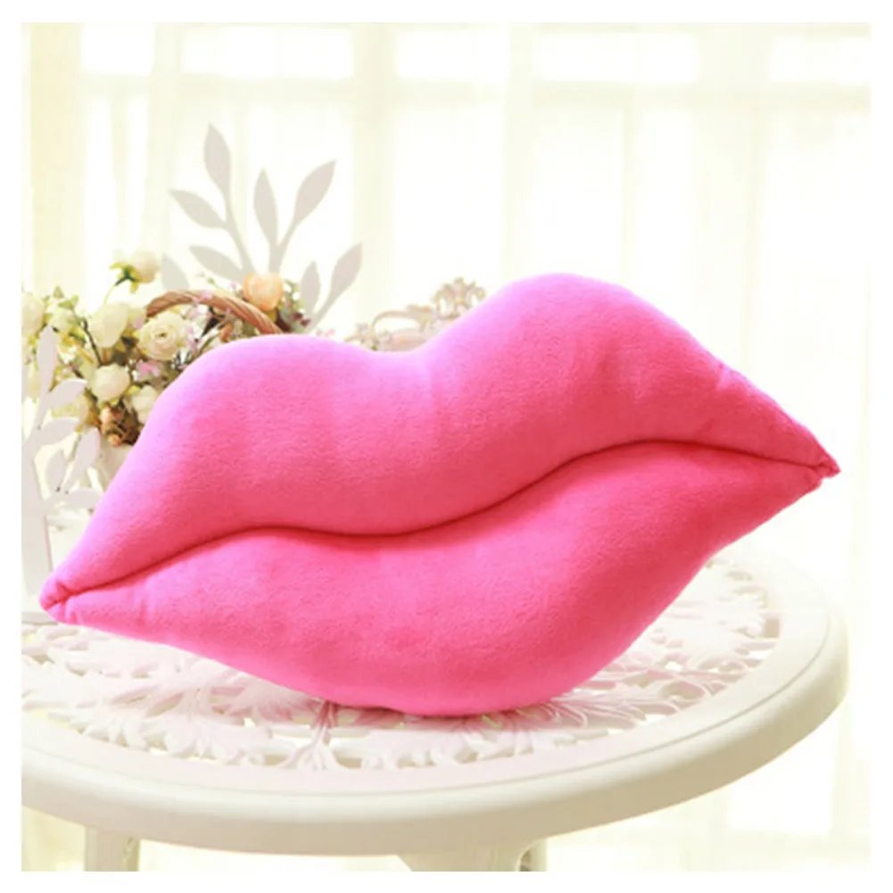 Soft Plush Lip Shaped Throw Pillow Cushion for Girlfriend Lover Soft Plush Lip Shaped Throw Pillow Cushion for Girlfriend Lover