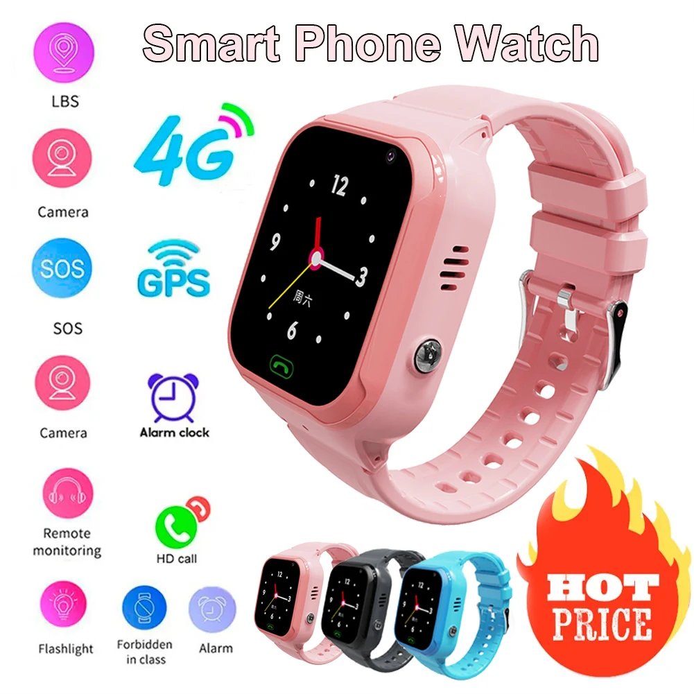 For Xiaomi 4G Smart Kids Watch SOS GPS Location Camera Sim Card Video Call Phone Watch GPS Tracker Waterproof Child Smartwatch For Xiaomi 4G Smart Kids Watch SOS GPS Location Camera Sim Card Video Call Phone Watch GPS Tracker Waterproof Child Smartwatch